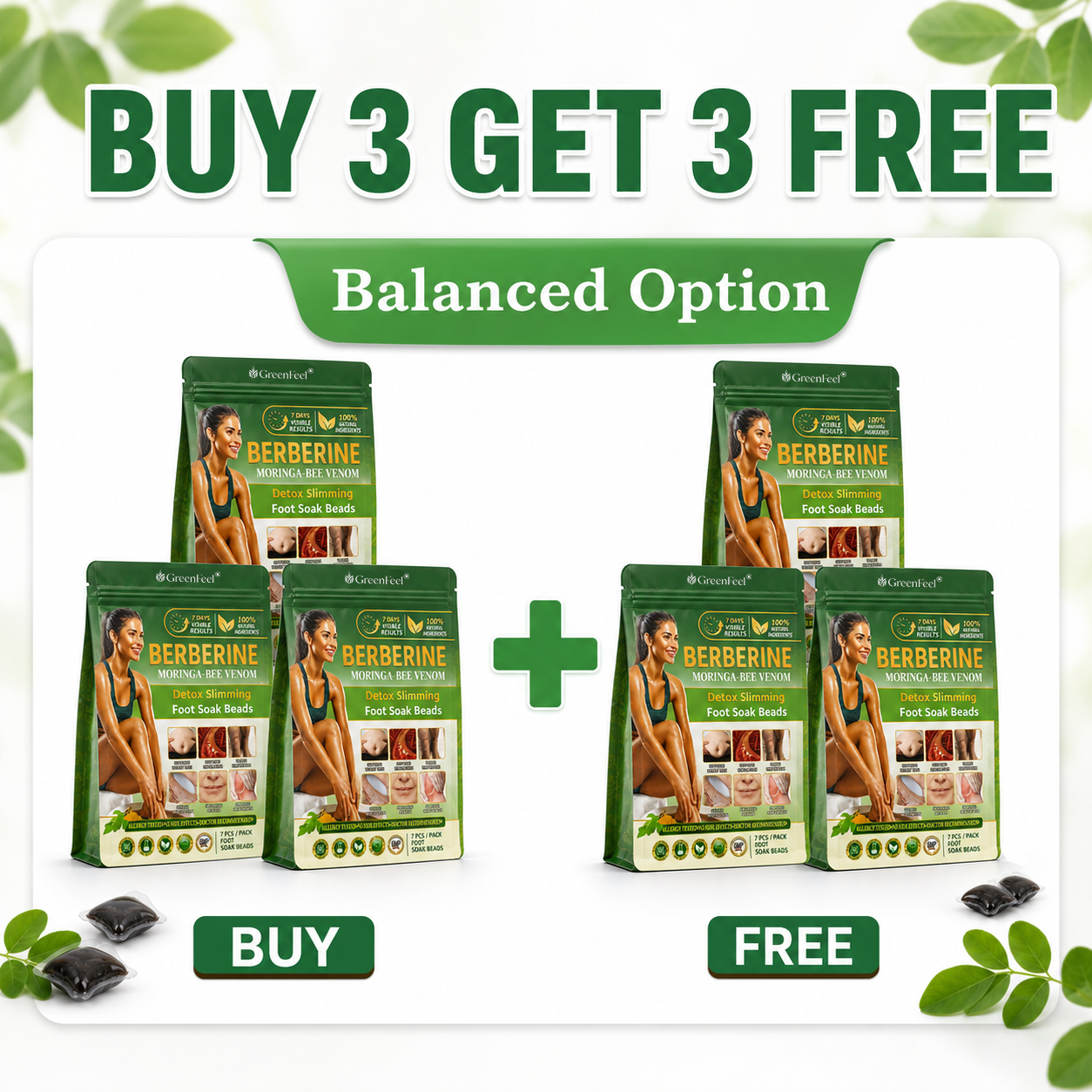 𝑮𝒓𝒆𝒆𝒏𝑭𝒆𝒆𝒍® 10-𝒊𝒏-1 𝑩𝒆𝒓𝒃𝒆𝒓𝒊𝒏𝒆 𝑴𝒐𝒓𝒊𝒏𝒈𝒂 𝑵𝑨𝑫+ 𝑯𝒆𝒓𝒃𝒂𝒍 𝑴𝒆𝒕𝒂𝒃𝒐𝒍𝒊𝒔𝒎 𝑭𝒐𝒐𝒕 𝑺𝒐𝒂𝒌 𝑩𝒆𝒂𝒅𝒔
